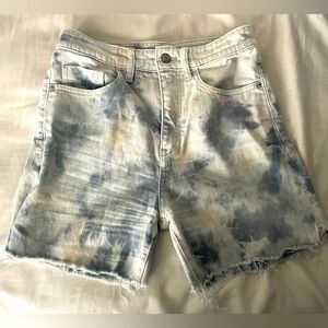 Anthropologie Pilcro tie denim shorts